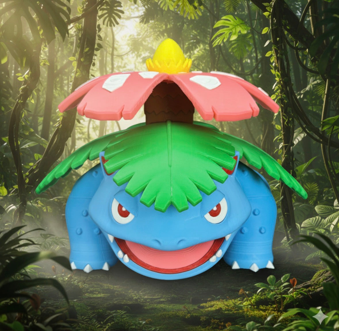Venusaur: Una fusione di mondi