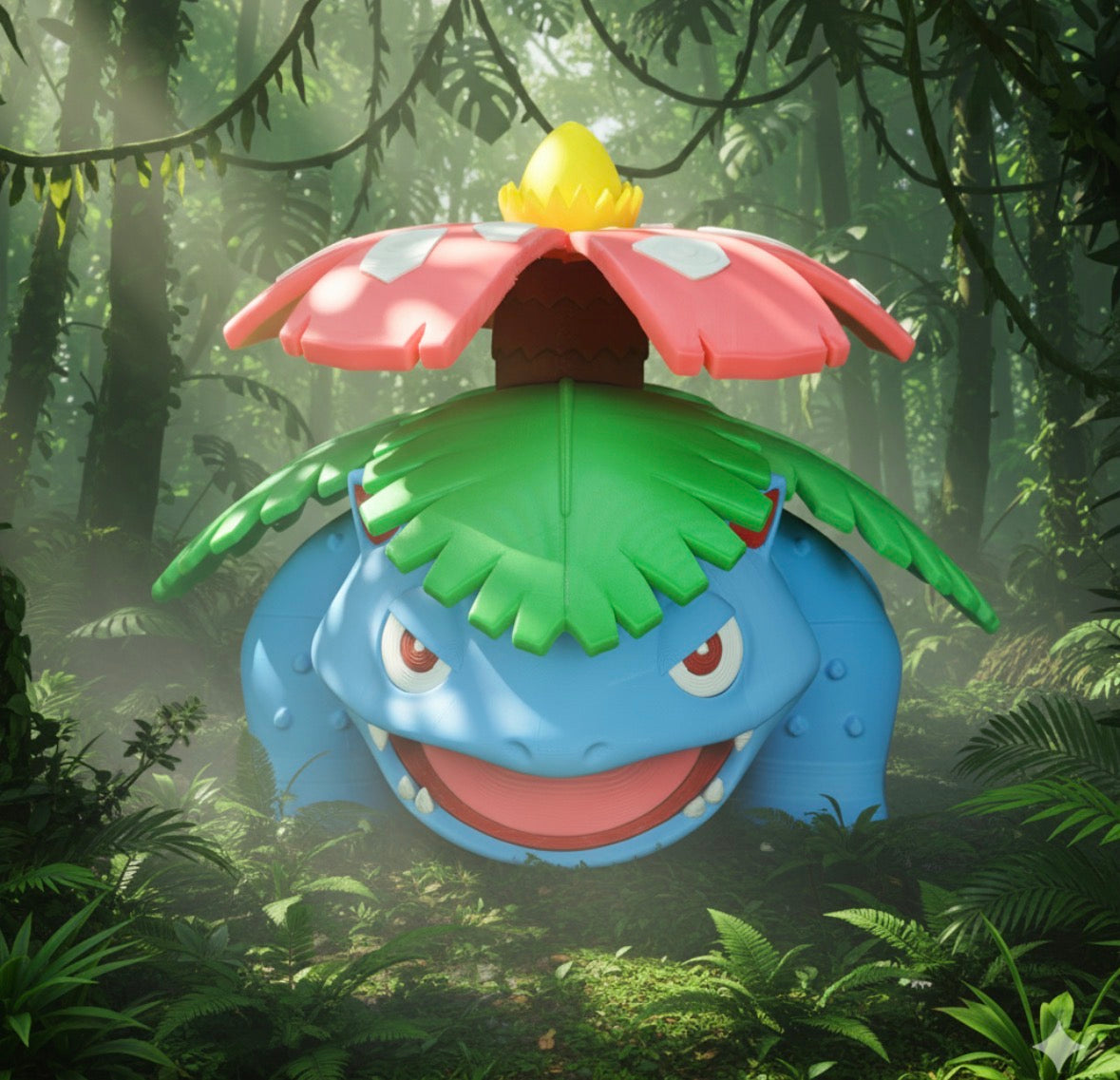 Venusaur: Una fusione di mondi