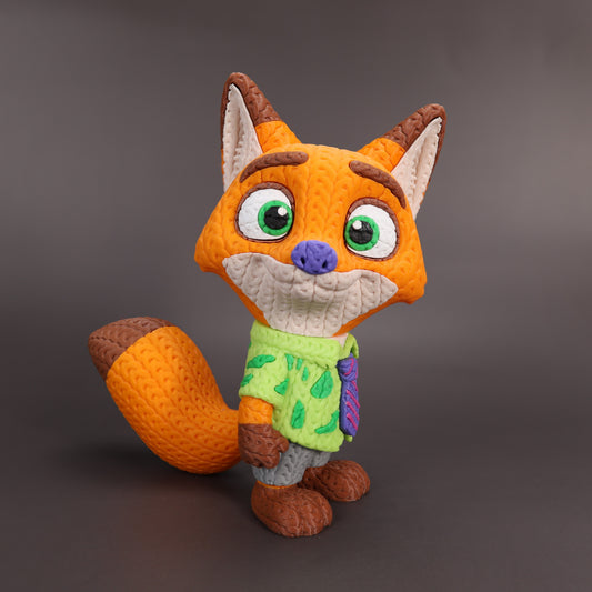 Statuetta Volpe Ispirata a Nick Wilde